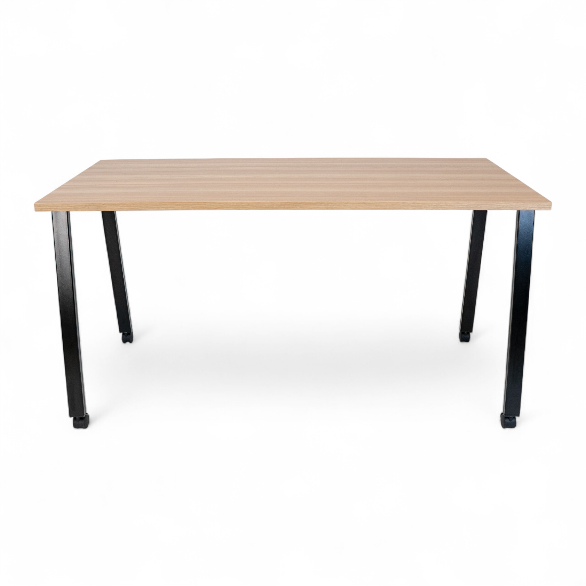 Simple Mobile Desk - White Oak / Charcoal