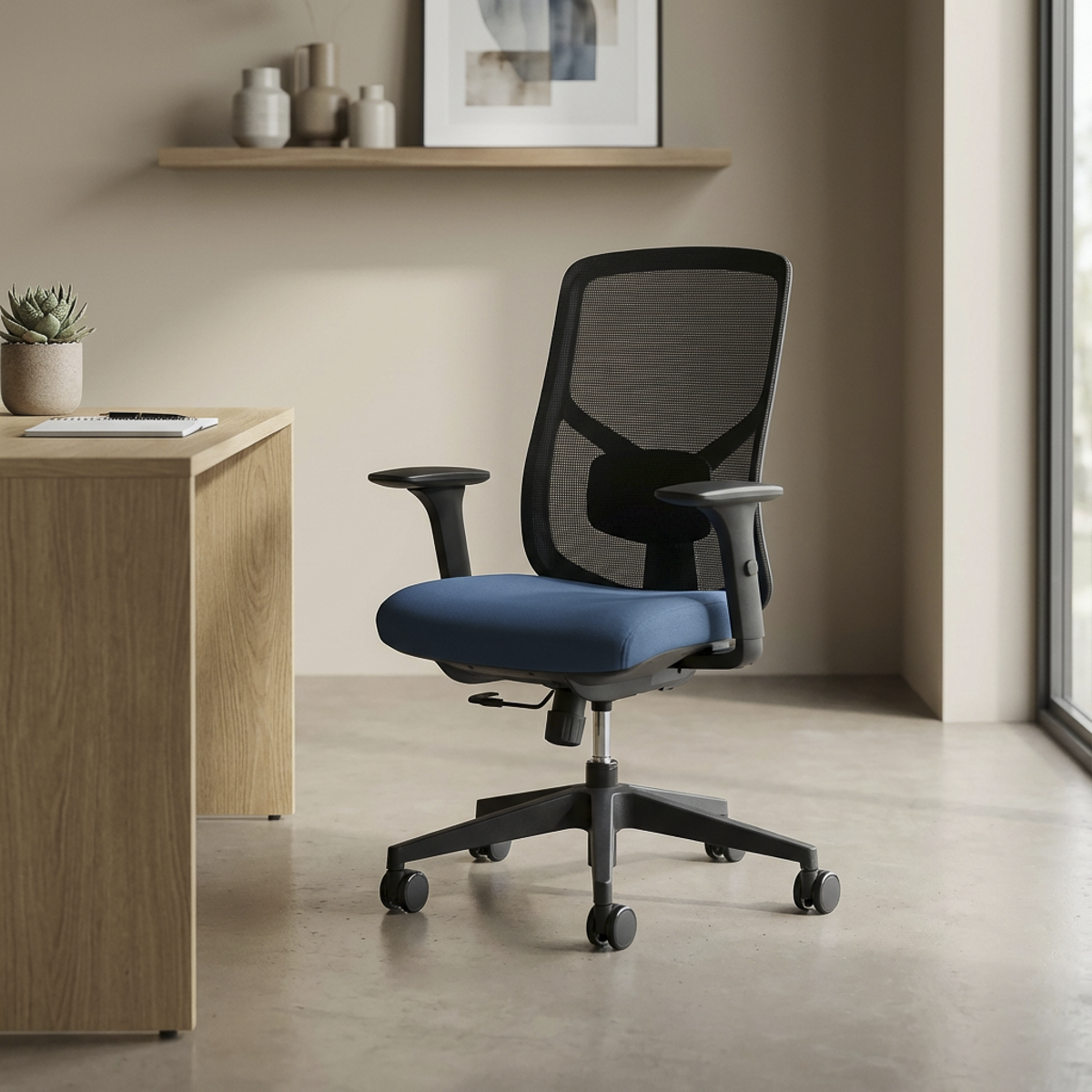 Office Arm Chair　ブルックリンスタイル　カリフォルニアスタイル Brooklyn Chair – Adjustable Ergonomic Office Chair | Simple Furniture