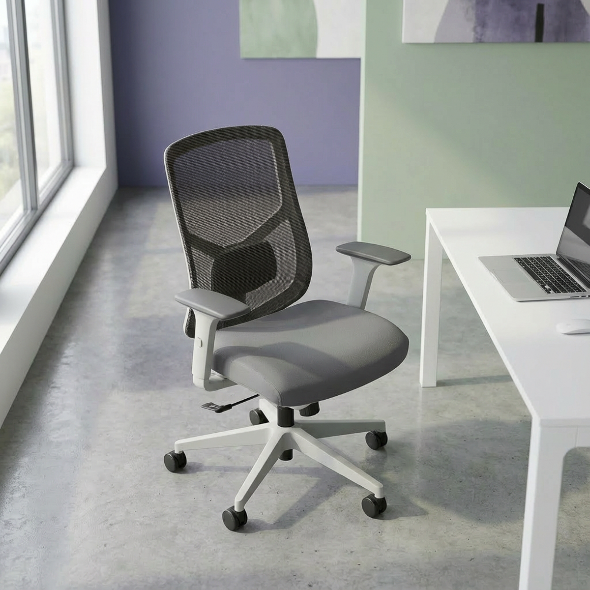 Brooklyn Chair - Fog / Lunar