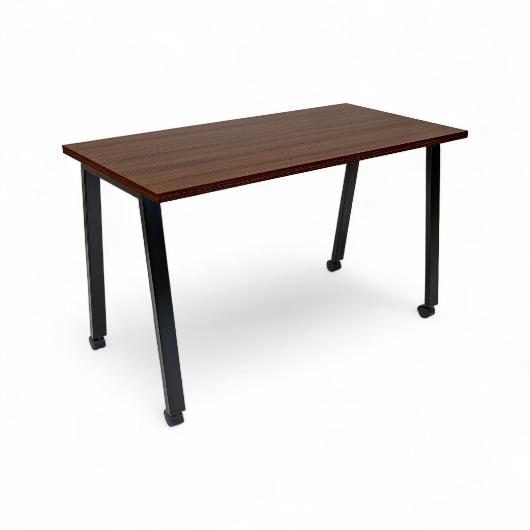 Simple Mobile Desk - Walnut / Charcoal