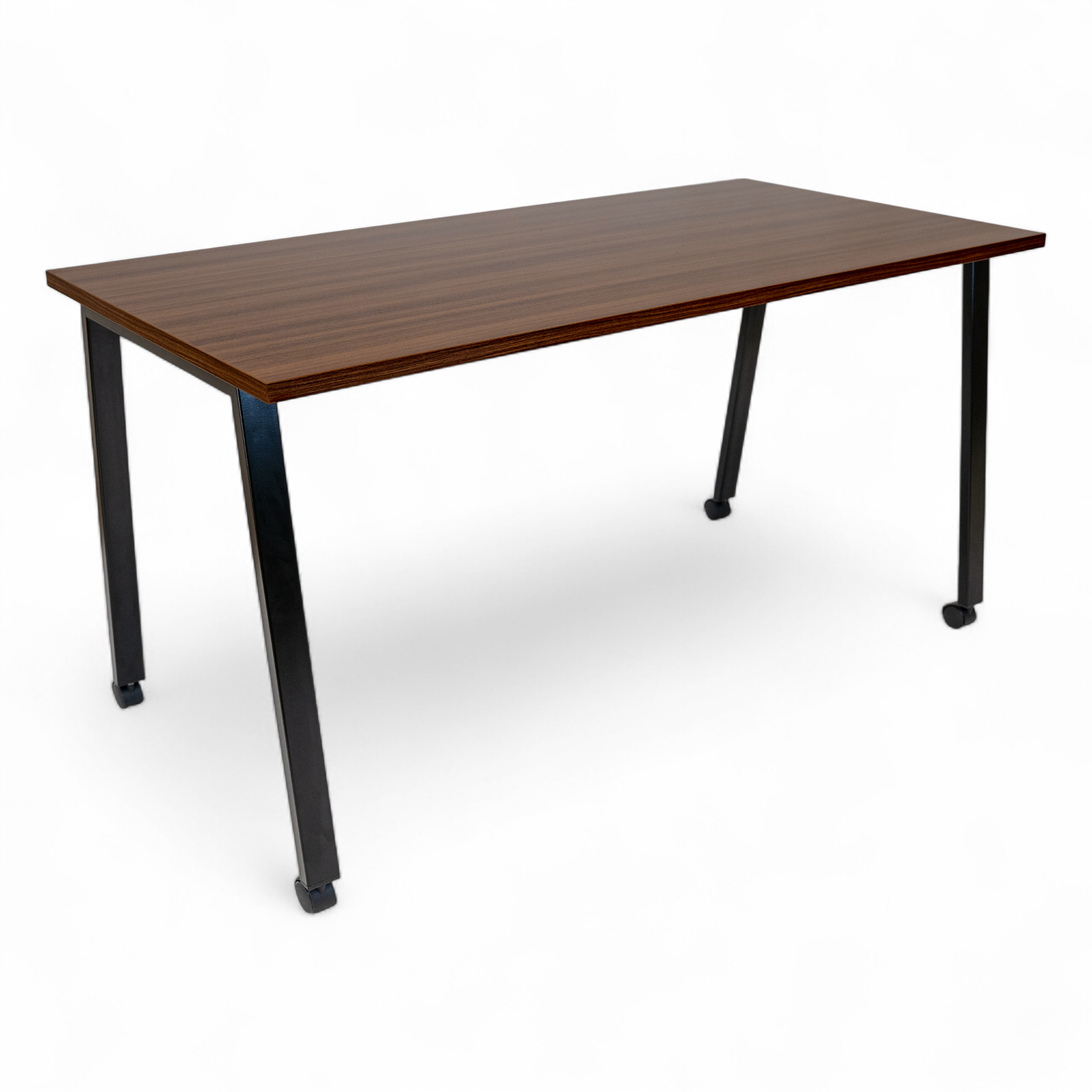 Simple Mobile Desk - Walnut / Charcoal