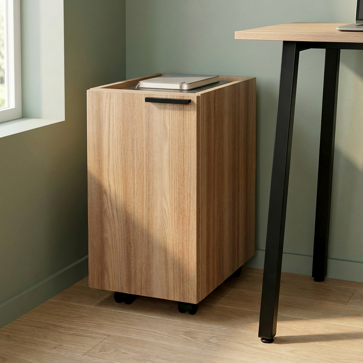 Mobile Storage Locker - White Oak