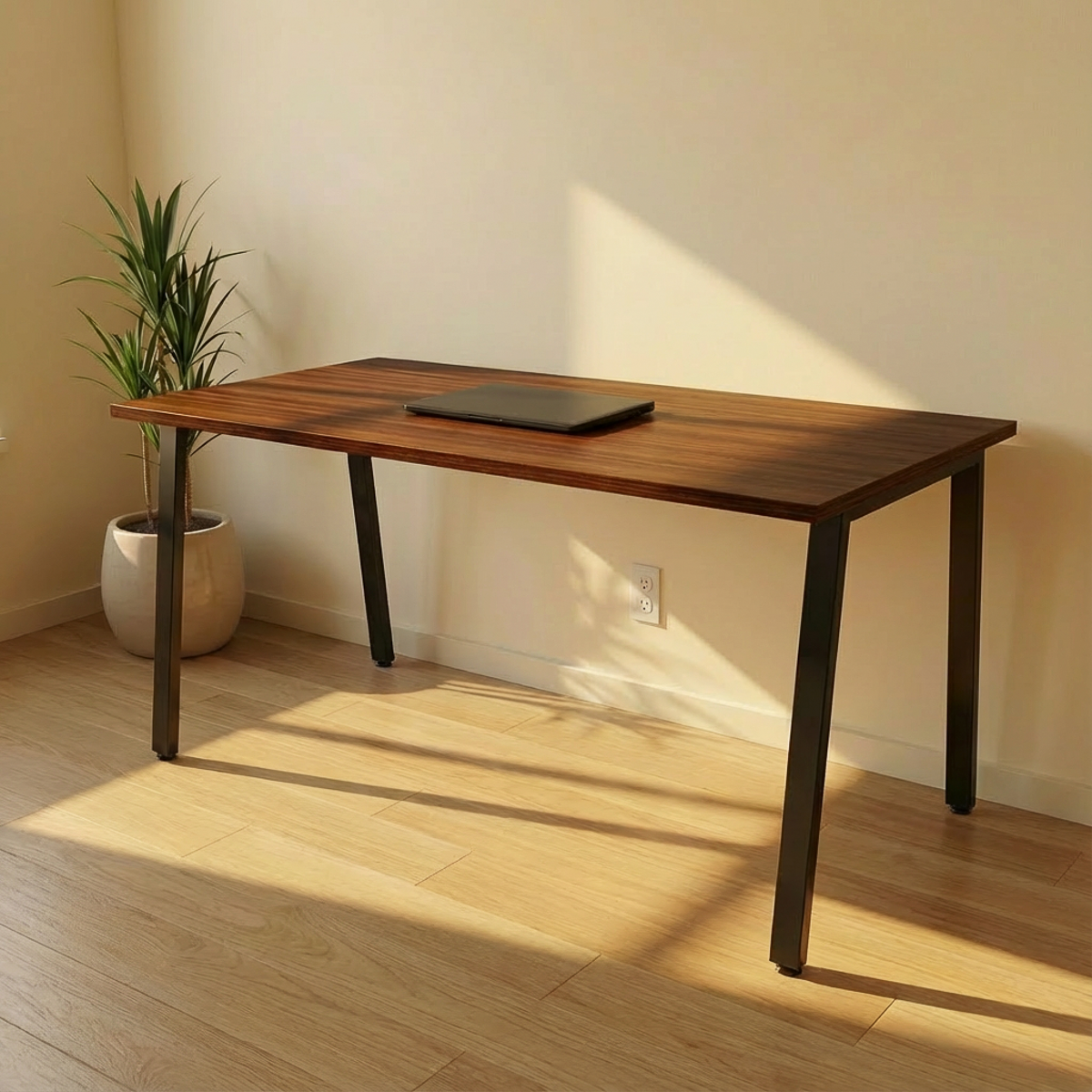 Simple Desk - Walnut / Charcoal