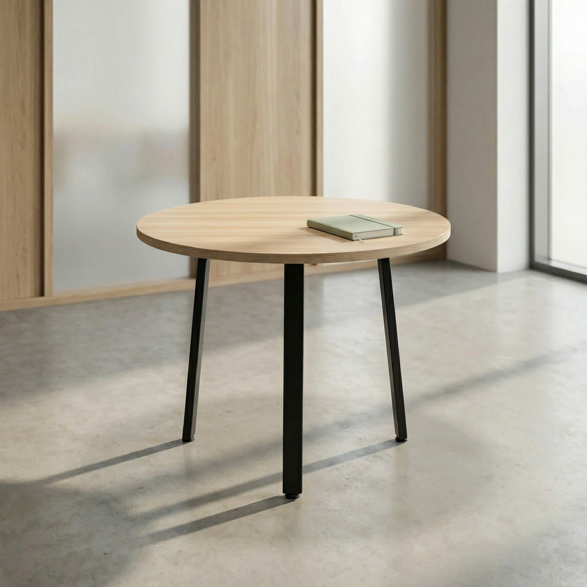 Simple Table - White Oak / Charcoal