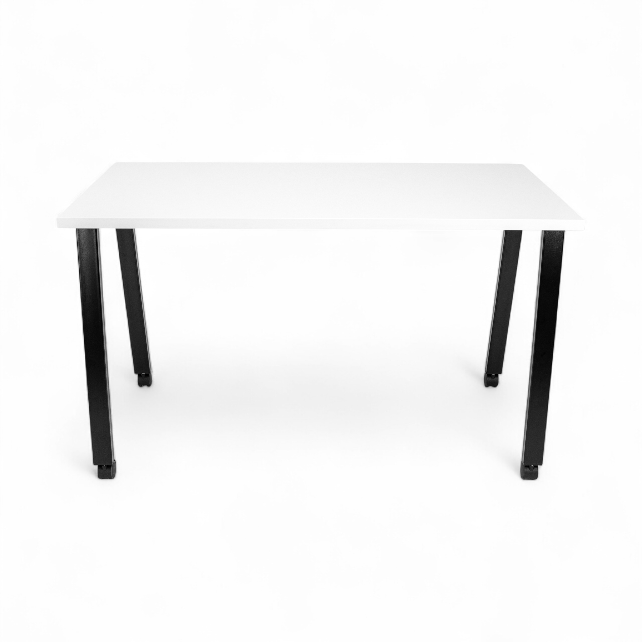 Simple Mobile Desk - White / Charcoal