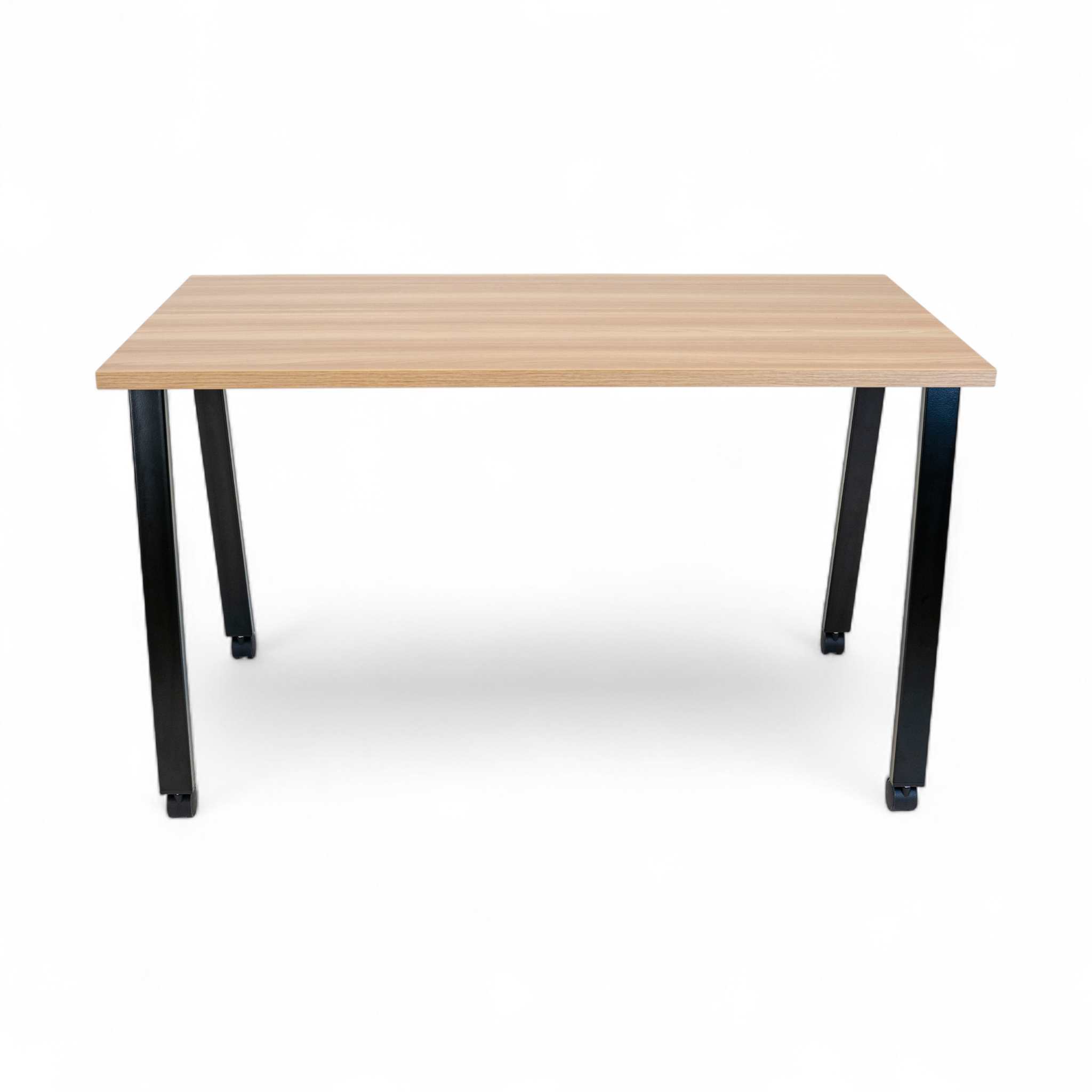 Simple Mobile Desk - White Oak / Charcoal
