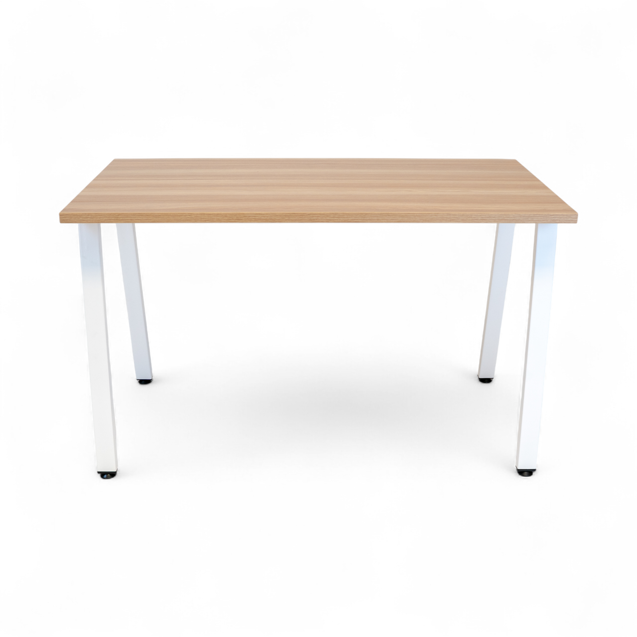 Simple Desk - White Oak / White