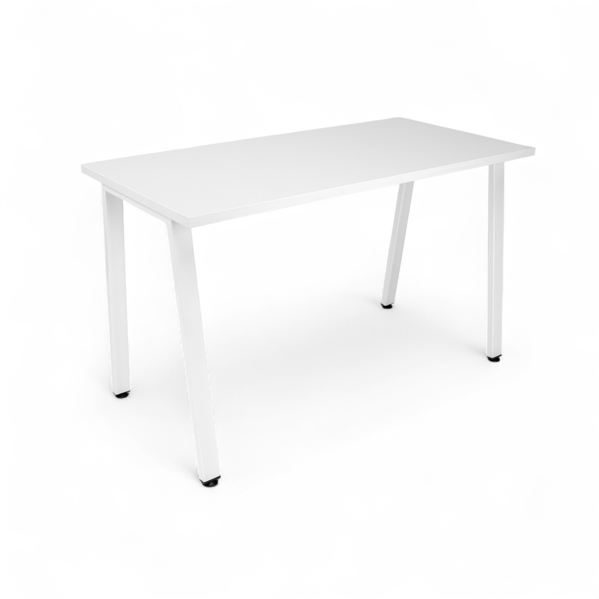 Simple Desk - White / White