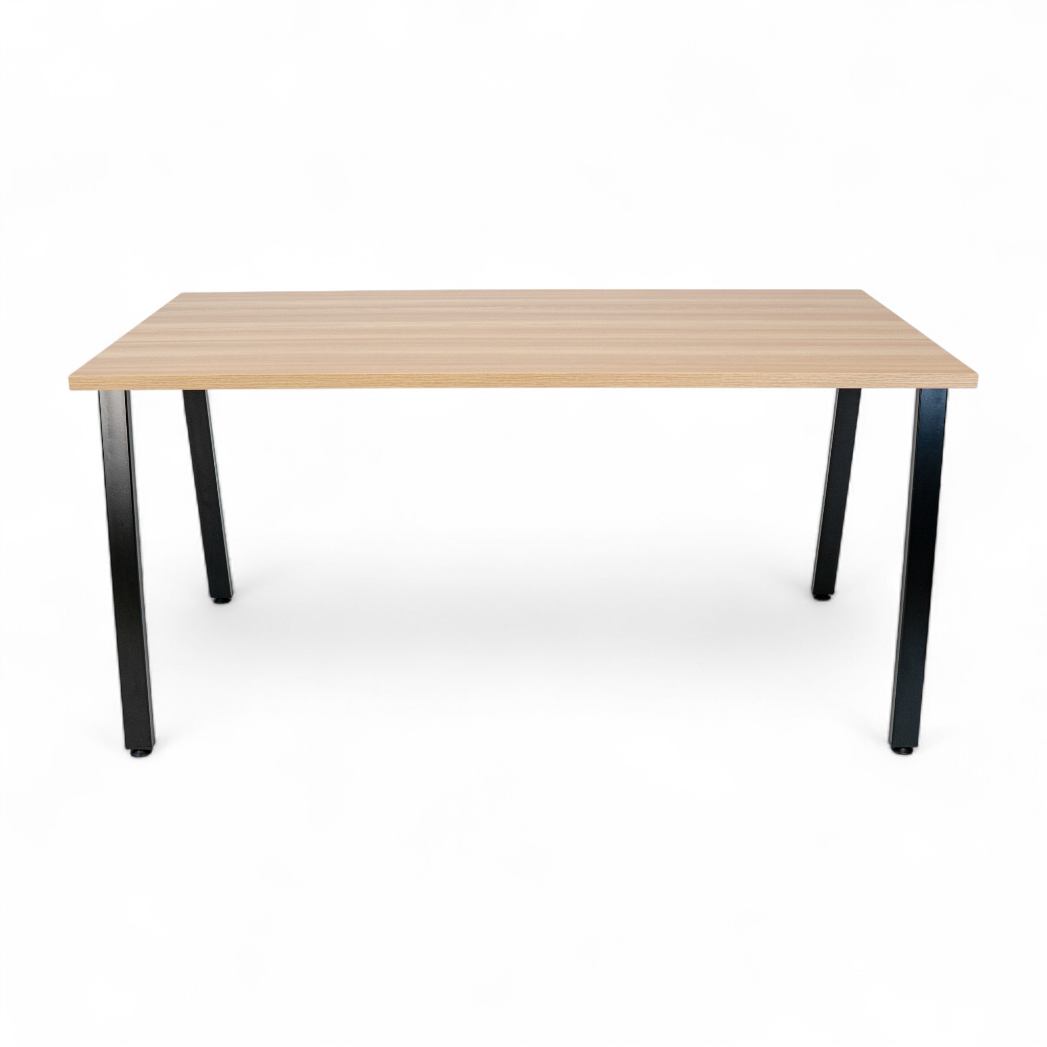 Simple Desk - White Oak / Charcoal