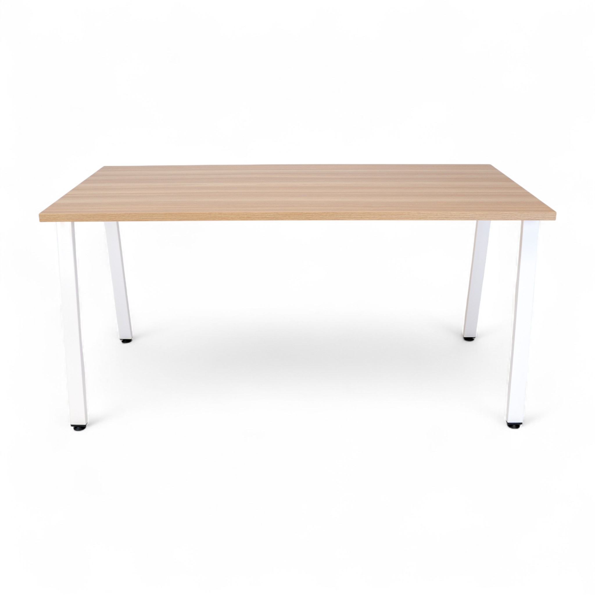 Simple Desk - White Oak / White
