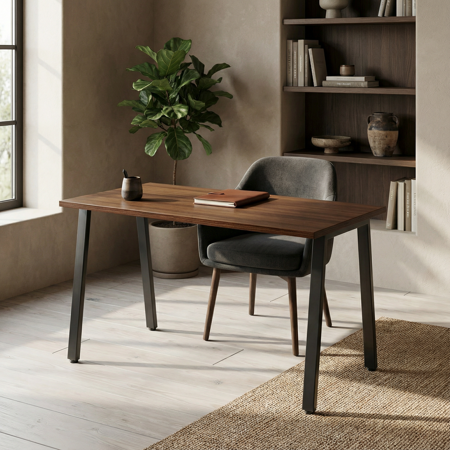Simple Desk - Walnut / Charcoal