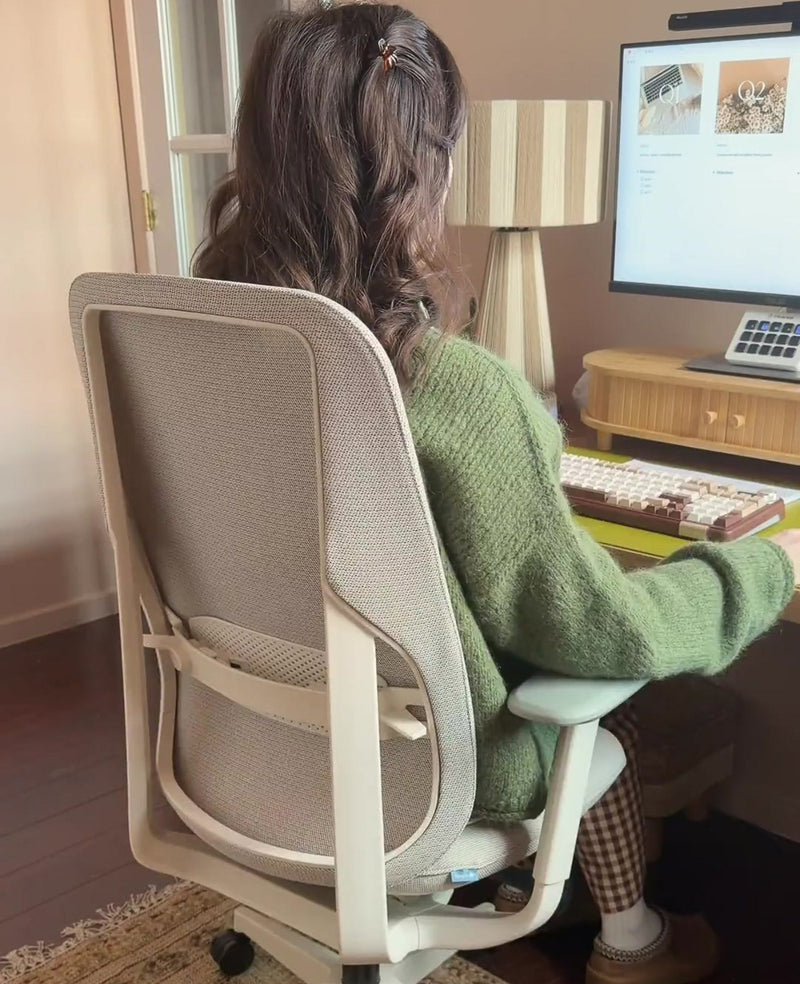 Girl in chair